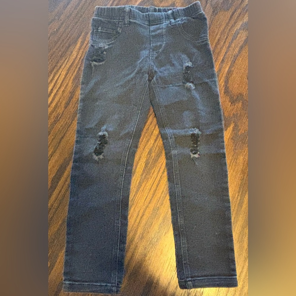 Boys Lenox James Black Distressed Jeans